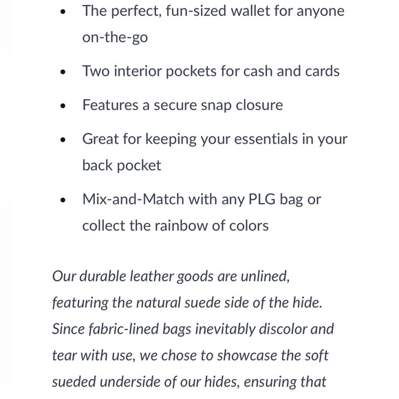 Stunning Portland Leather Brown Leather Mini Envelope Wallet with Button Closure - Picture 4 of 5